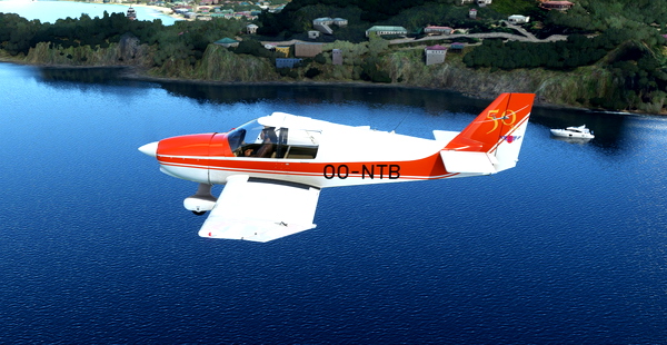 OO-NTB Robin DR400 - for Microsoft Flight Simulator