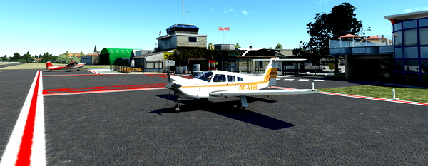 OO-VHB - JustFlight Piper P28R Arrow IV - for Microsoft Flight Simulator