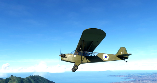 Piper L-4 Grasshopper Brazilian Air Force "Luly" - for Microsoft Flight Simulator
