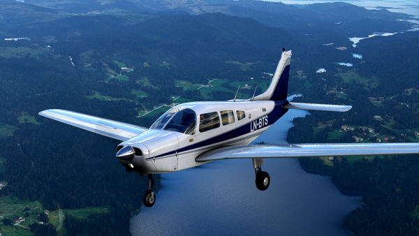 Piper PA 28 Warrior II LN-BTS - for Microsoft Flight Simulator