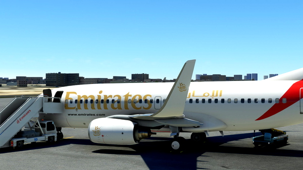 PMDG 737-700 Ground Handling Emirates Airlines - for Microsoft Flight Simulator