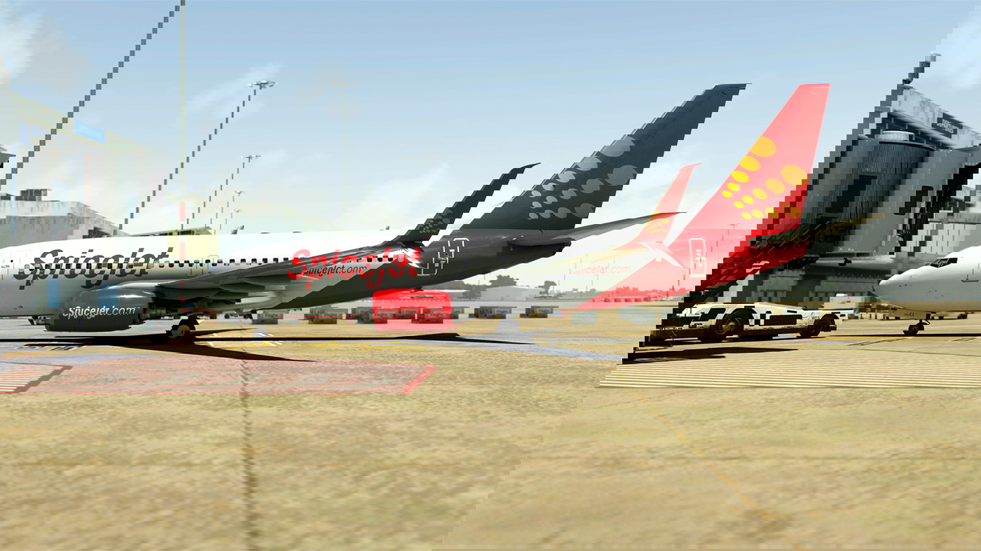 PMDG 737700 SSW Spice Jet (India) VTMAX for Microsoft Flight