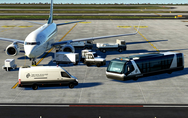 PMDG Boeing 737 Air New Zealand Ground Services - for Microsoft Flight Simulator