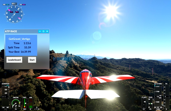 RACE Tracker - for Microsoft Flight Simulator