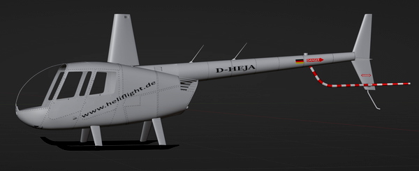 Robinson R44 Raven II D-HEJA CIV VARIANTE - for Microsoft Flight Simulator