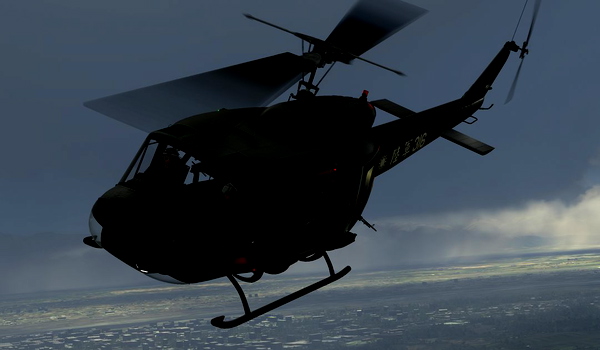 ROC(Taiwan) Army UH-1H number 316 livery for Taog44 UH-1H - for Microsoft Flight Simulator