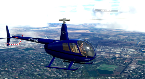 RSP R-44 N7534D - FLYINGMAIR - for Microsoft Flight Simulator