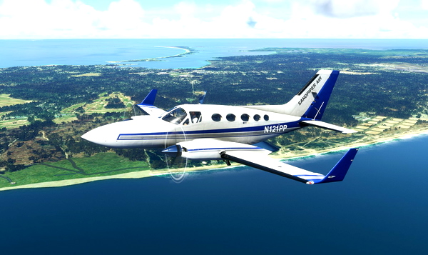Sandpiper Air Livery - Cessna 414 Chancellor - for Microsoft Flight Simulator
