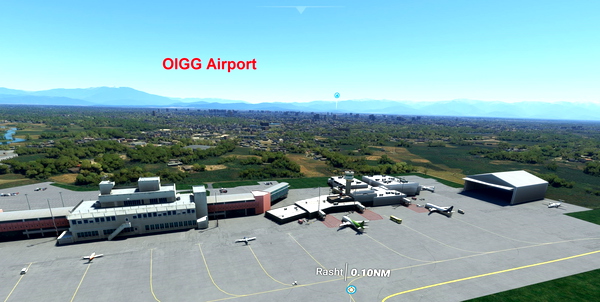 Sardar-e-jangal Airport (OIGG) طرح جدید فرودگاه رشت - for Microsoft Flight Simulator
