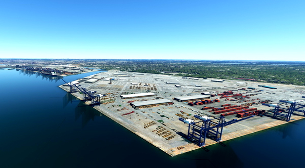 Seagirt Marine Terminal/Port of Baltimore, Baltimore MD - USA V1.01 - for Microsoft Flight Simulator