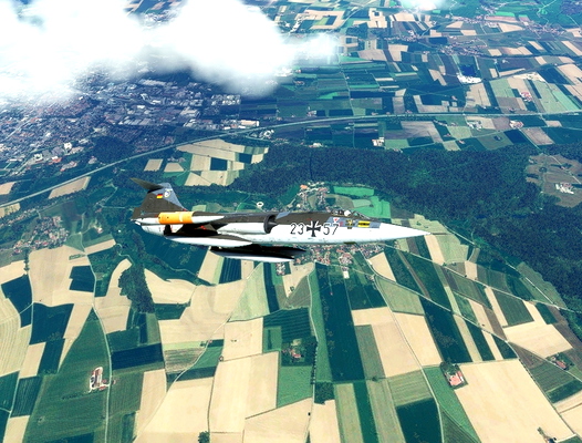 SSW F-104G GAF JG74 23+57 - for Microsoft Flight Simulator