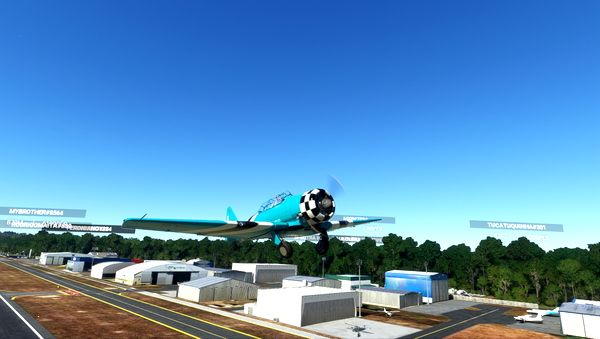 T-6D PT-KRC Extreme squadron - for Microsoft Flight Simulator