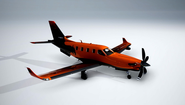 TBM 930 | Dark Orange Scheme Pack - for Microsoft Flight Simulator