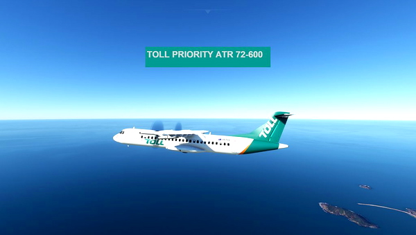 TOLL Priority ATR 72-600 - for Microsoft Flight Simulator