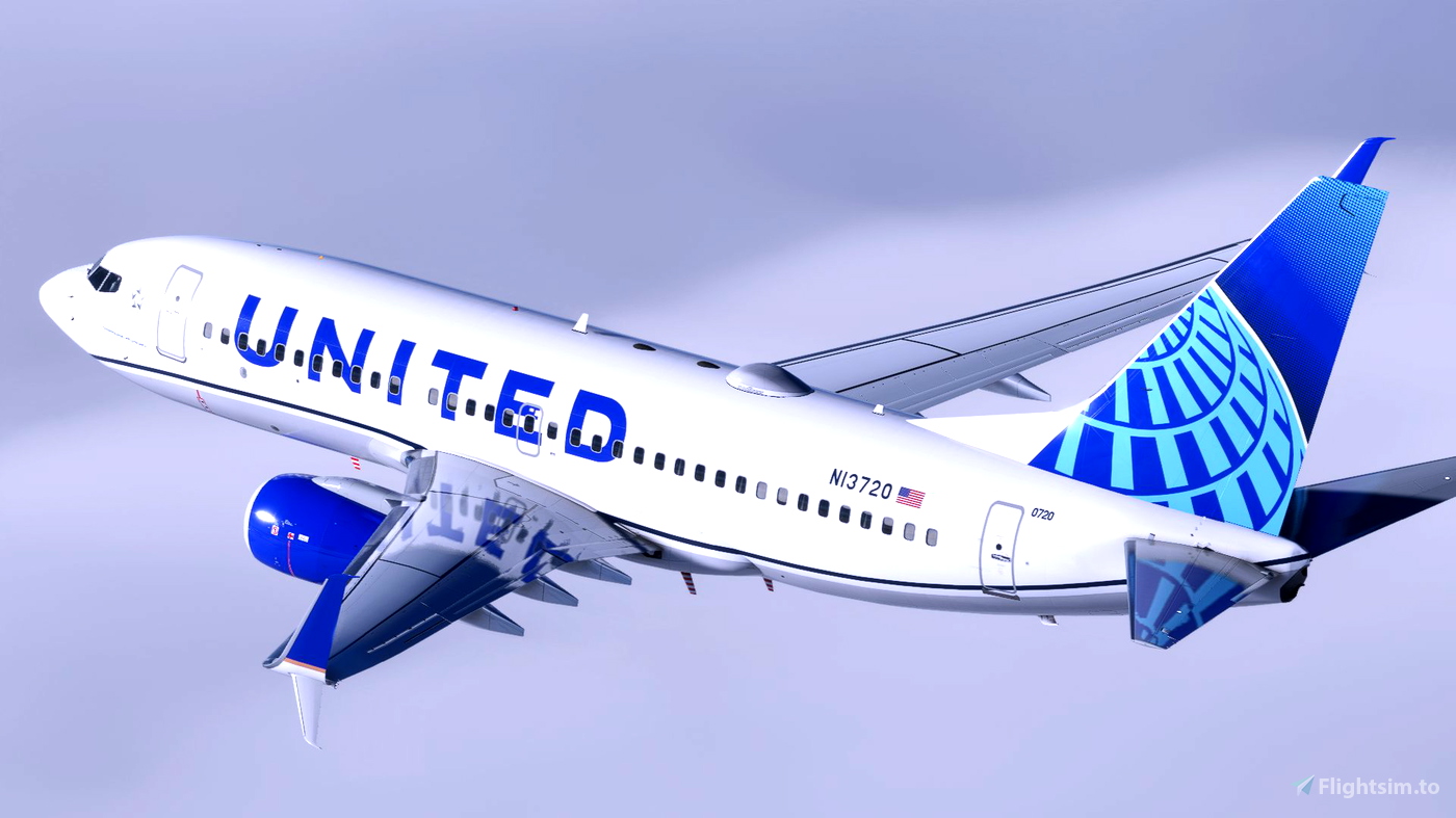 United Airlines [4K] N13720 - PMDG 737-700 for Microsoft Flight ...