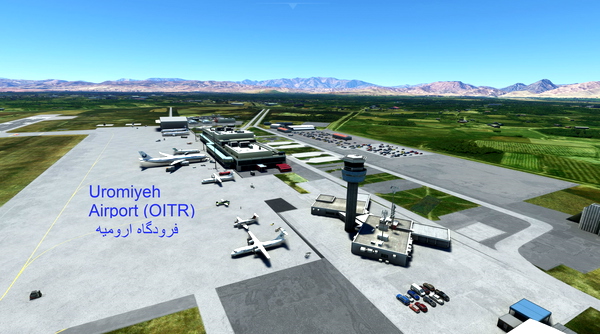 Uromiyeh airport ( OITR)فرودگاه ارومیه - for Microsoft Flight Simulator