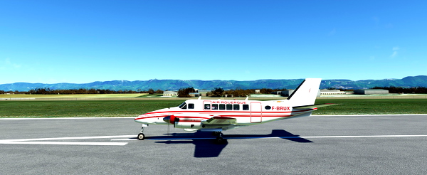 Virtualcol Beech 99 F-BRUX "Air Rouergue 1976" - for Microsoft Flight Simulator