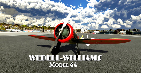 Wedell-Williams Model 44 - for Microsoft Flight Simulator