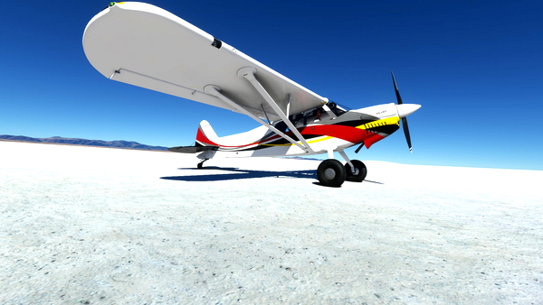 Xcub Red and Black Waves - for Microsoft Flight Simulator
