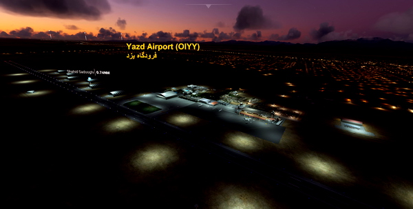 Yazd airport ( OIYY) فرودگاه یزد - for Microsoft Flight Simulator