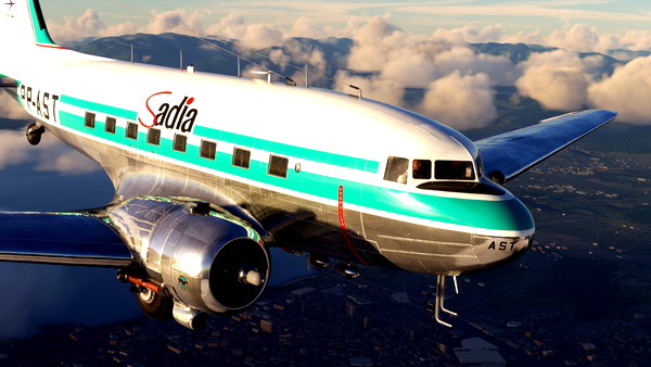 Douglas DC-3 - Sadia (Transbrasil) - for Microsoft Flight Simulator