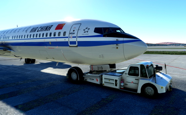 Air China B737-800 with cabin - for Microsoft Flight Simulator