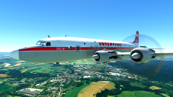 PMDG DC-6 Interflug (DDR-STG, DDR-STI, DDT-STK) - for Microsoft Flight Simulator