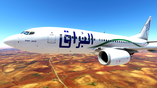 PMDG 737-700 Buraq Air (5A-DMG) - for Microsoft Flight Simulator