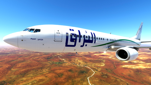 PMDG 737-800 Buraq Air (5A-DMG) - for Microsoft Flight Simulator