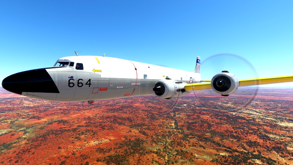 PMDG DC-6A Royal Australian Air Force (A9-664) - for Microsoft Flight Simulator