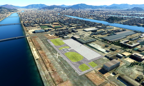 24 heliports pack in Japan - for Microsoft Flight Simulator