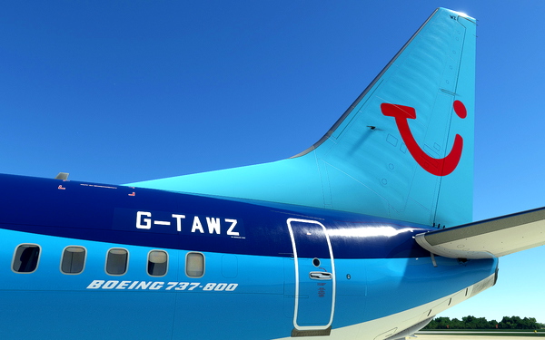 TUI UK B738 G-TAWZ "Freedom" (8K) - for Microsoft Flight Simulator