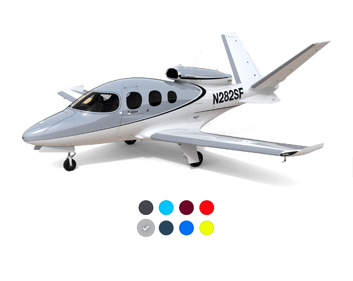 UNFINISHED 4K | PACK (8 Colors) SF50 Vision Jet APEX PREMIUM COLLECTION G2 | Custom Registration - for Microsoft Flight Simulator