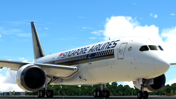 Kuro Boeing 787-8 Singapore Airlines 8K - for Microsoft Flight Simulator