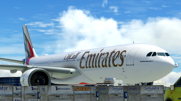 Headwind A330-900neo Emirates New Livery with & without mask 8K - for Microsoft Flight Simulator