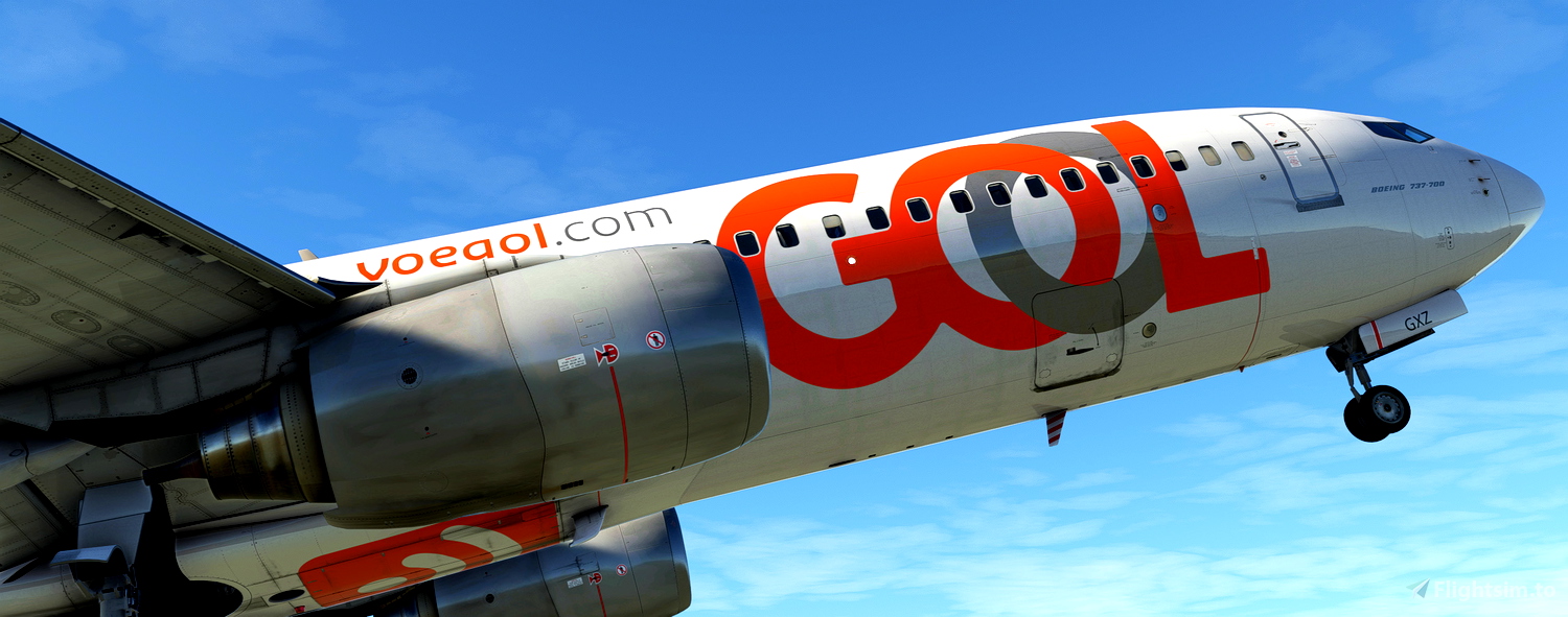 GOL NEW PR-GXZ 737-800 for Microsoft Flight Simulator