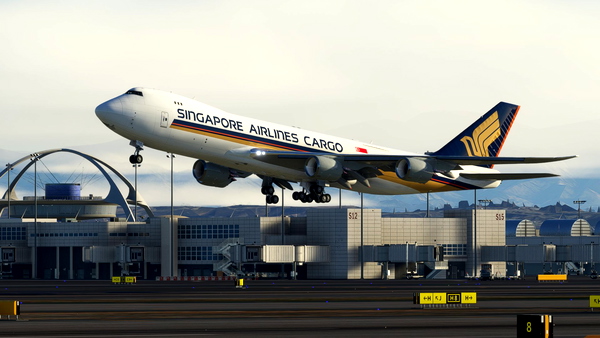 747-8F Singapore Airlines Cargo 9V-SFM - for Microsoft Flight Simulator