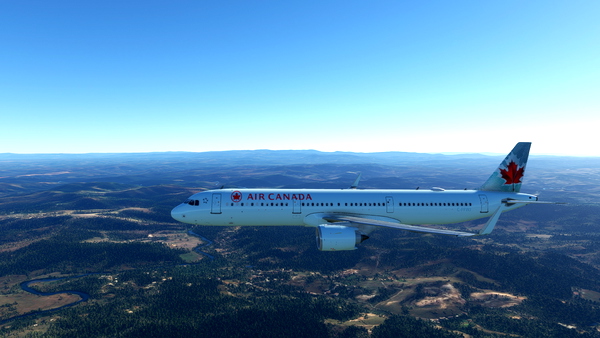 AIR CANADA ICE BLUE A321NEO 8K - for Microsoft Flight Simulator