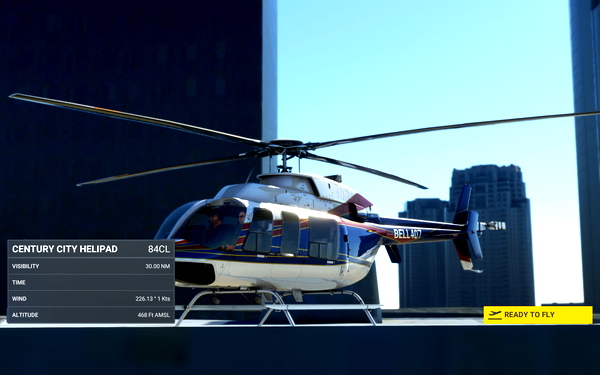 84CL Century City Heliport (including Nakatomi Plaza and surrounding Helipads) - for Microsoft Flight Simulator