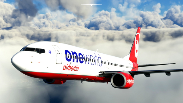 PMDG BOEING 737-800BW Air Berlin oneworld (D-ABMC) - for Microsoft Flight Simulator