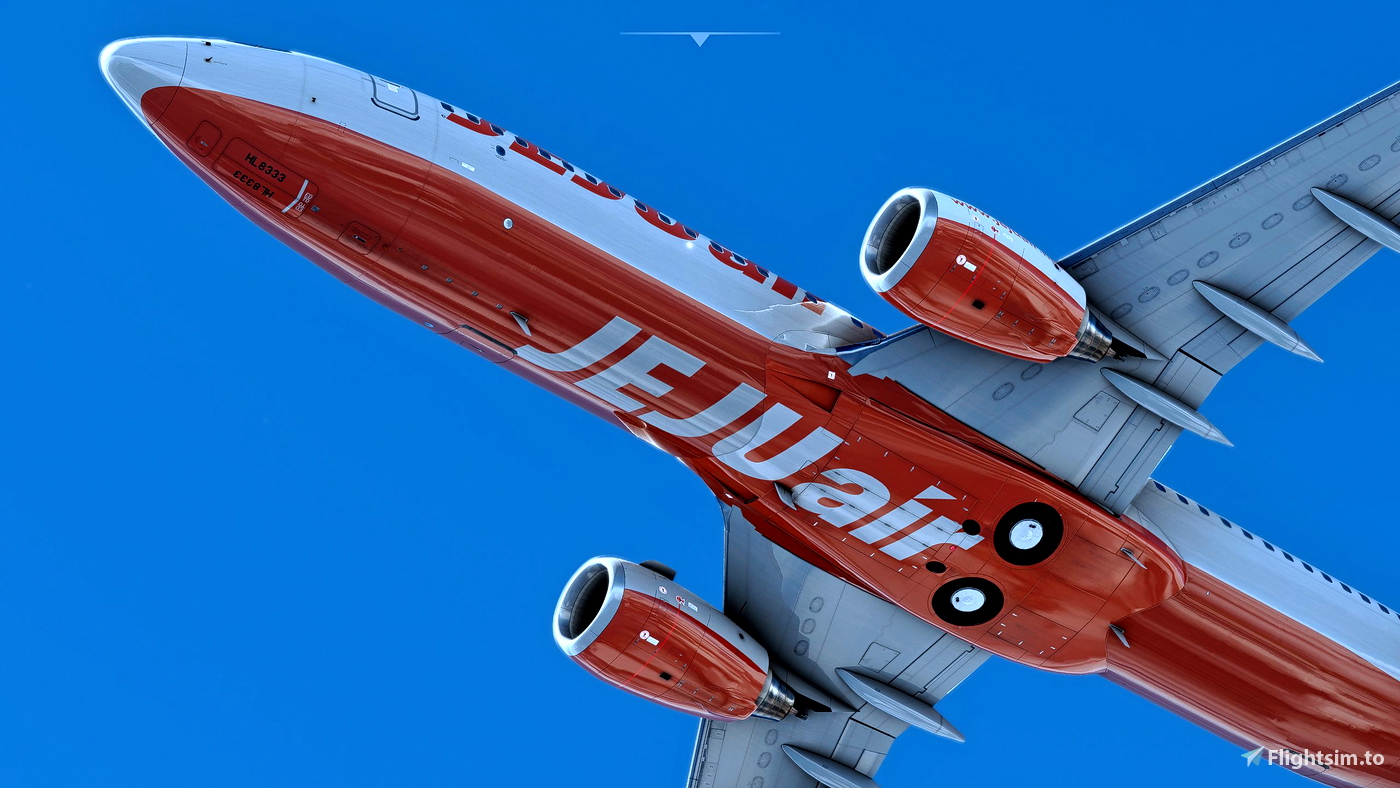 [8K&4K]JejuAir livery for PMDG 737-800 for Microsoft Flight Simulator ...