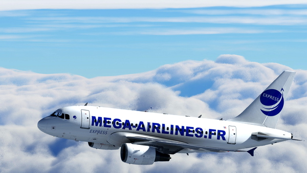 LVFR a318-111 MEGA-EXPRESS / >MEGA-AIRLINES - for Microsoft Flight Simulator