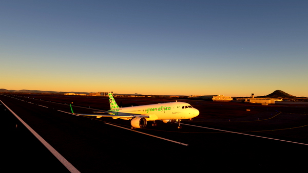 A320 Green Africa <Nigeria> (an a220 livery turned into an a320 NEO one) 4k - for Microsoft Flight Simulator