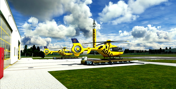 ADAC Luftrettung LRZ Schkeuditz, Christoph 61 & 63 - for Microsoft Flight Simulator