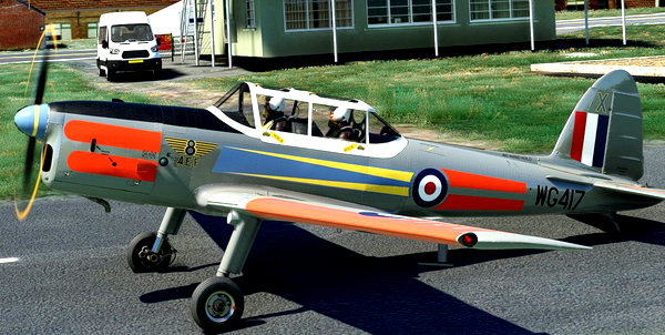 AEF Livery pack for the Aeroplane Heaven DHC-1 Chipmunk - for Microsoft Flight Simulator