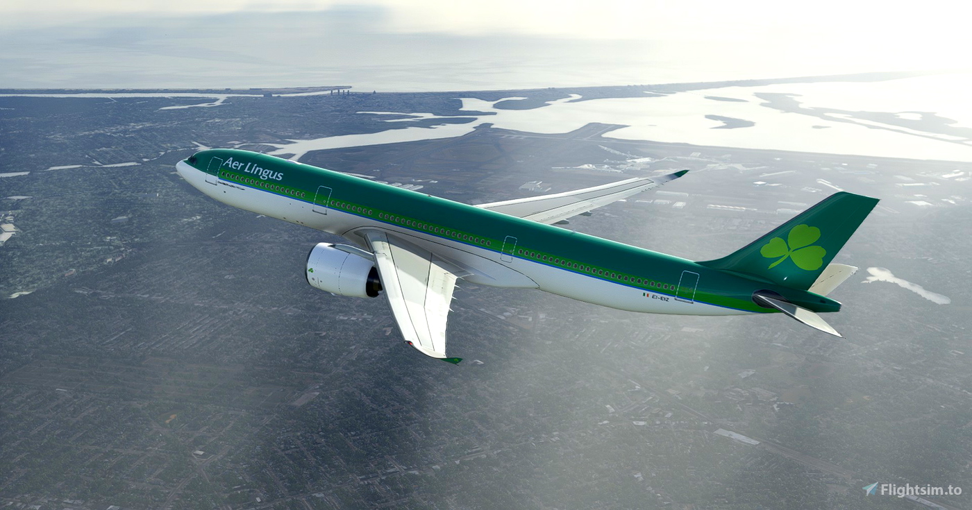 Aer Lingus "1996 livery" "no mask" Headwind A330900 for Microsoft