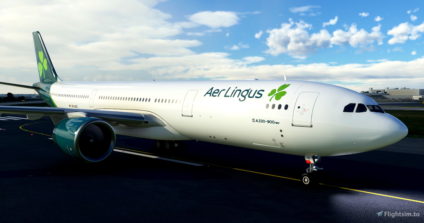 Aer Lingus "2019 livery" "no mask" Headwind A330900 for Microsoft