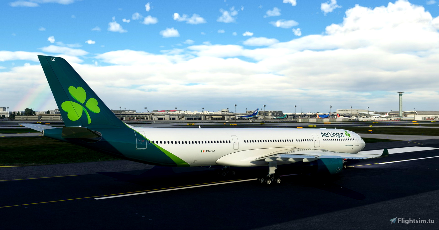 Aer Lingus "2019 livery" "no mask" Headwind A330900 for Microsoft