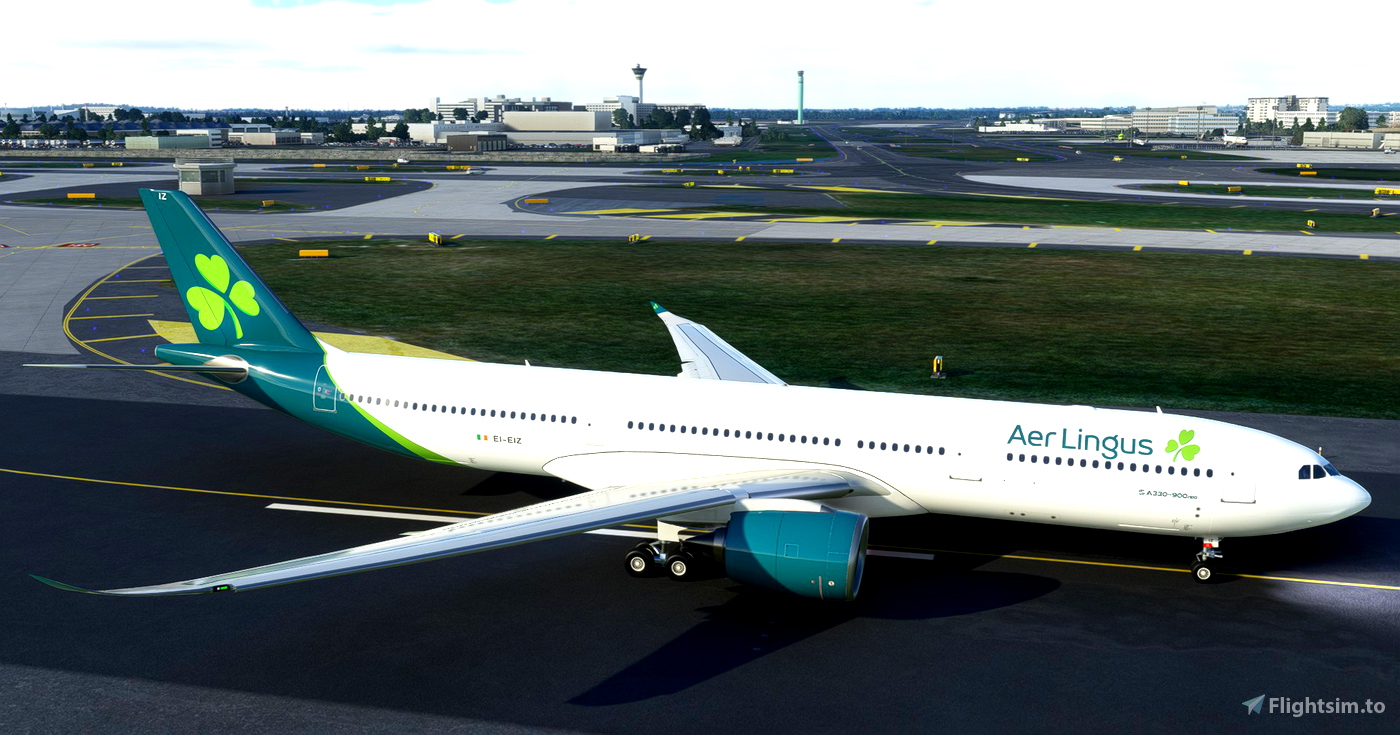 Aer Lingus "2019 livery" "no mask" Headwind A330900 for Microsoft