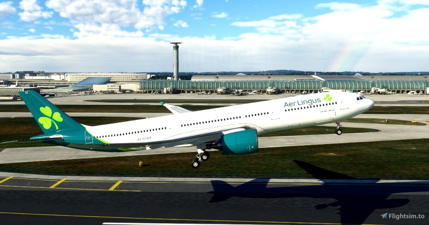 Aer Lingus "2019 livery" "no mask" Headwind A330900 for Microsoft